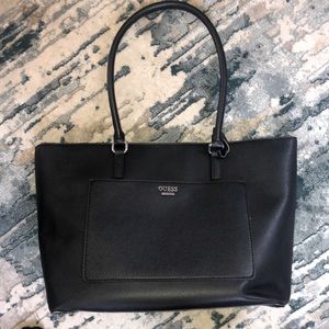 Large black GUESS tote